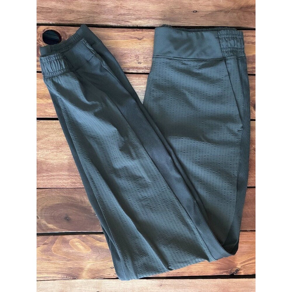 Athleta Textured Brooklyn Jogger Pants - Womens Size 0 - Olive Green